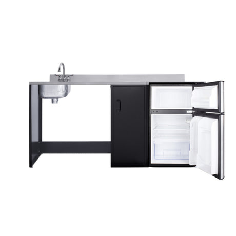 Summit CK72ADALBFNCK - All-In-One Kitchenette, 72" Wide, Barrier-free