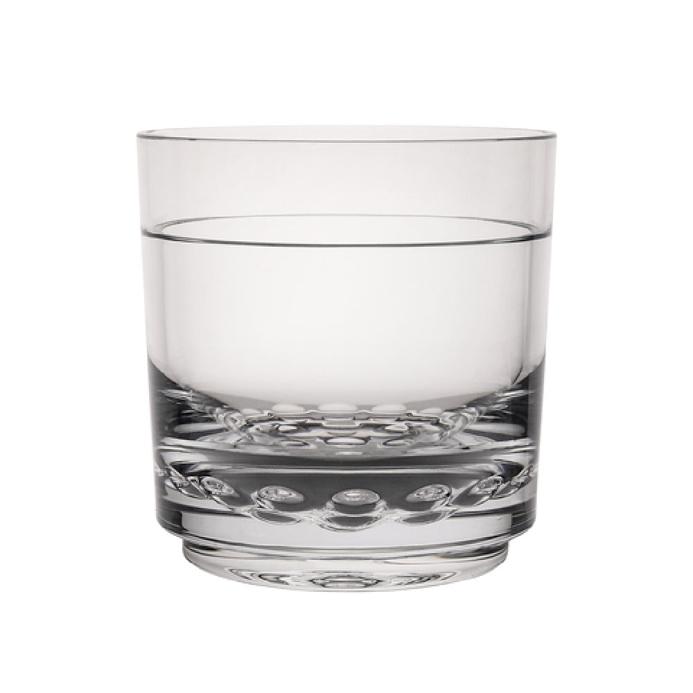 Steelite 7030DR003 Rock Bar Glass 10 Oz. (H 3-3/8" M 3-3/8" T 3-3/8" B 2-5/8") Polycrystal®