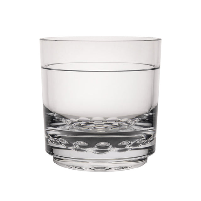 Steelite 7030DR003 Rock Bar Glass 10 Oz. (H 3-3/8" M 3-3/8" T 3-3/8" B 2-5/8") Polycrystal®