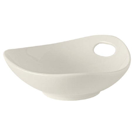 Tuxton AMU-405 Ellipse Bowl 8 Oz. 7" X 6-5/8" X 2-1/4"H