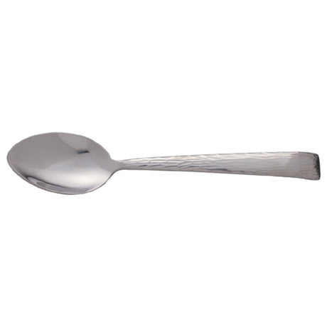 International Tableware SP-112 Table/Serving Spoon 7-7/8"L Stainless Steel 18/0 Hammered Finish