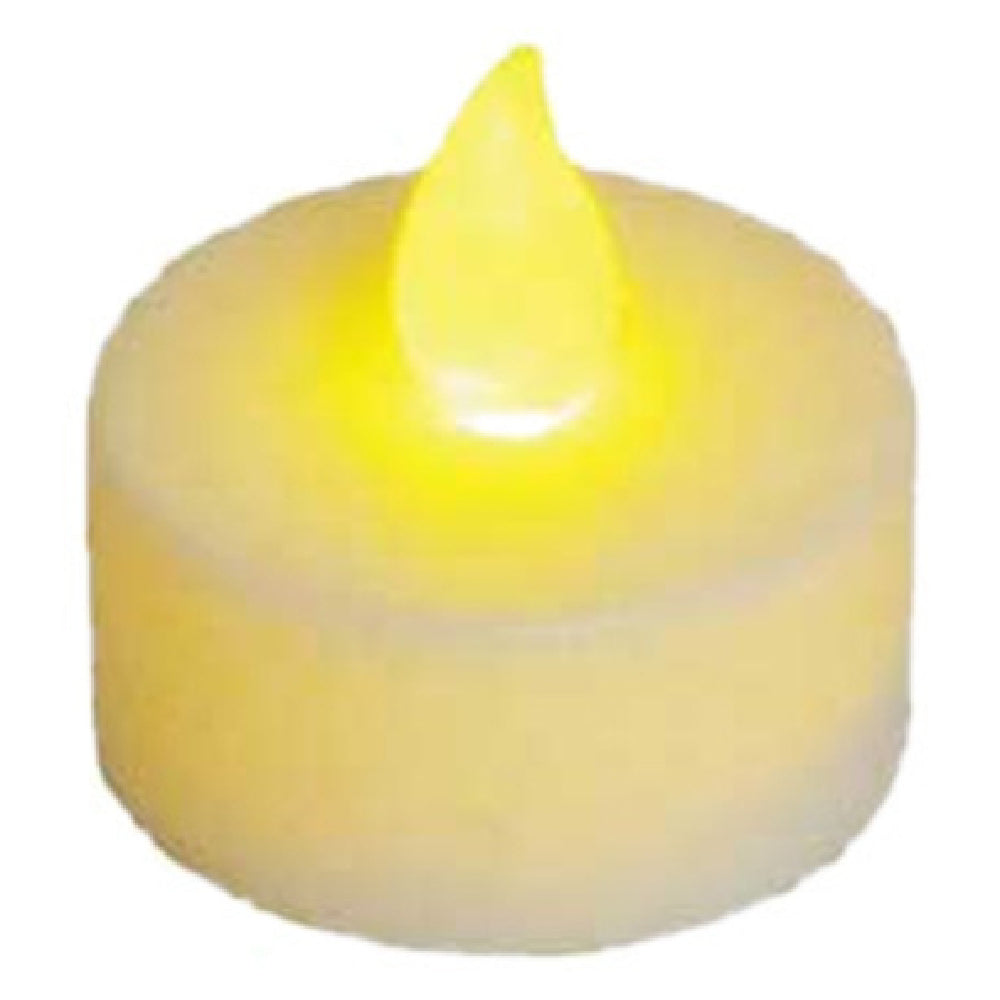 Winco CL-L Flameless Tealight Candle 1-1/2" Dia. X 1-1/2"H (1) CR2032 Battery Included (can Be Used With CLG-3R CLG-3Y CLG-3G)