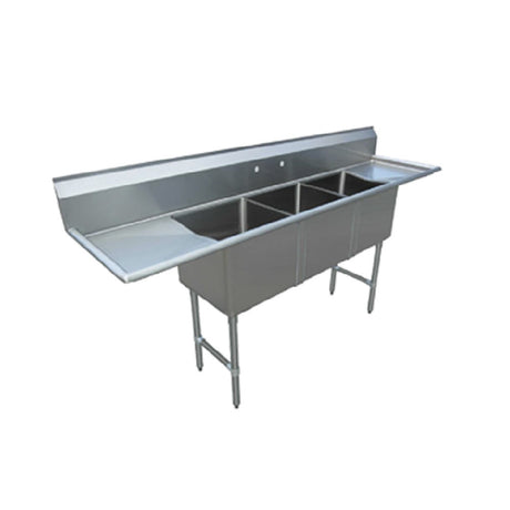 Klinger's Trading MCS32D Sink Three Compartment 75"W X 20-1/2"D X 43-3/4"