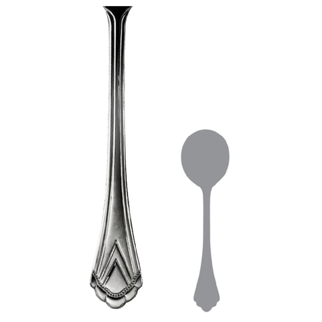 Steelite 5721SX002 Bouillon/Soup Spoon 5-7/8" 18/10 Stainless Steel