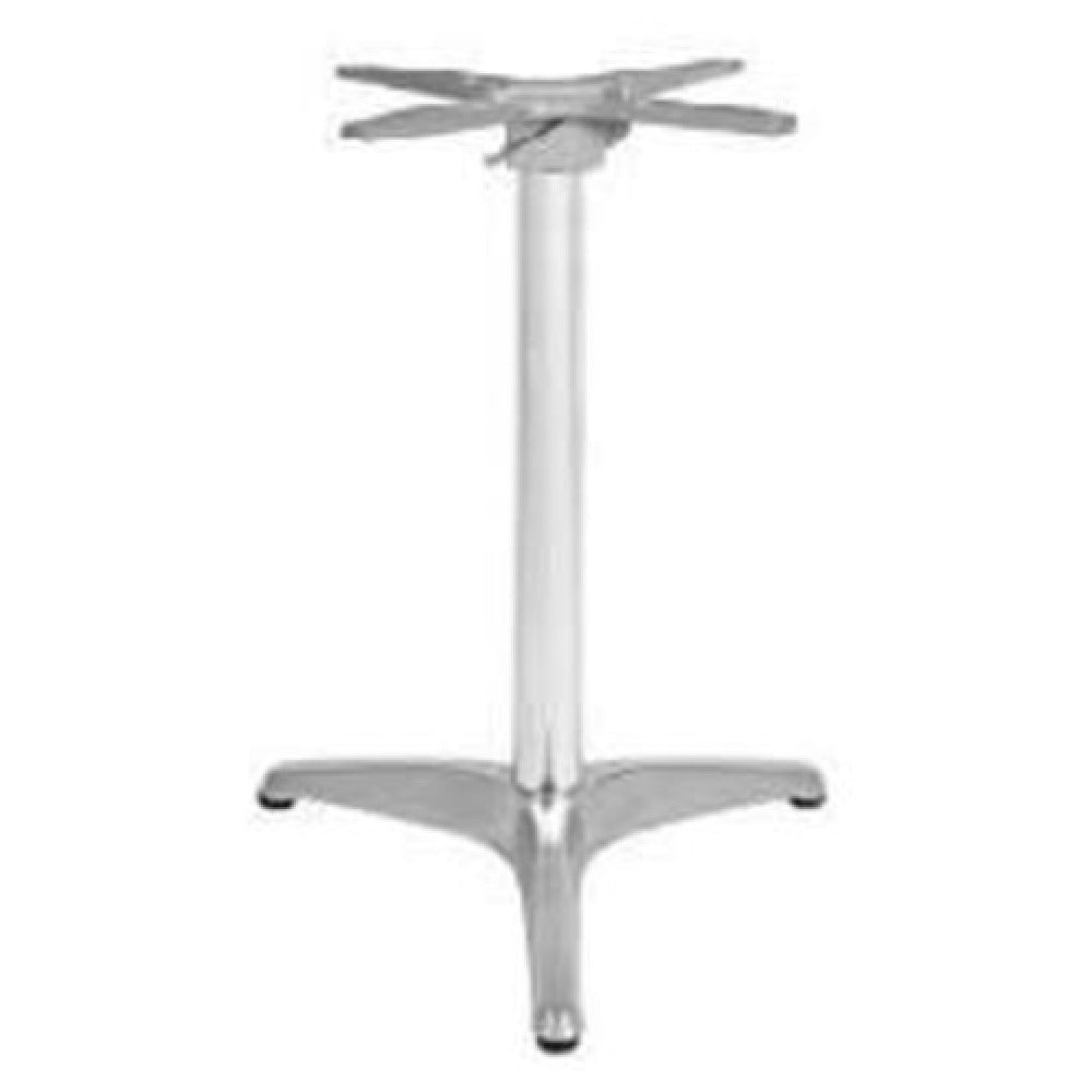 JMC Furniture TABLE BASE ALUMINUM-TONGA-3-FOLD Table Base Dining Height 23" Base Spread