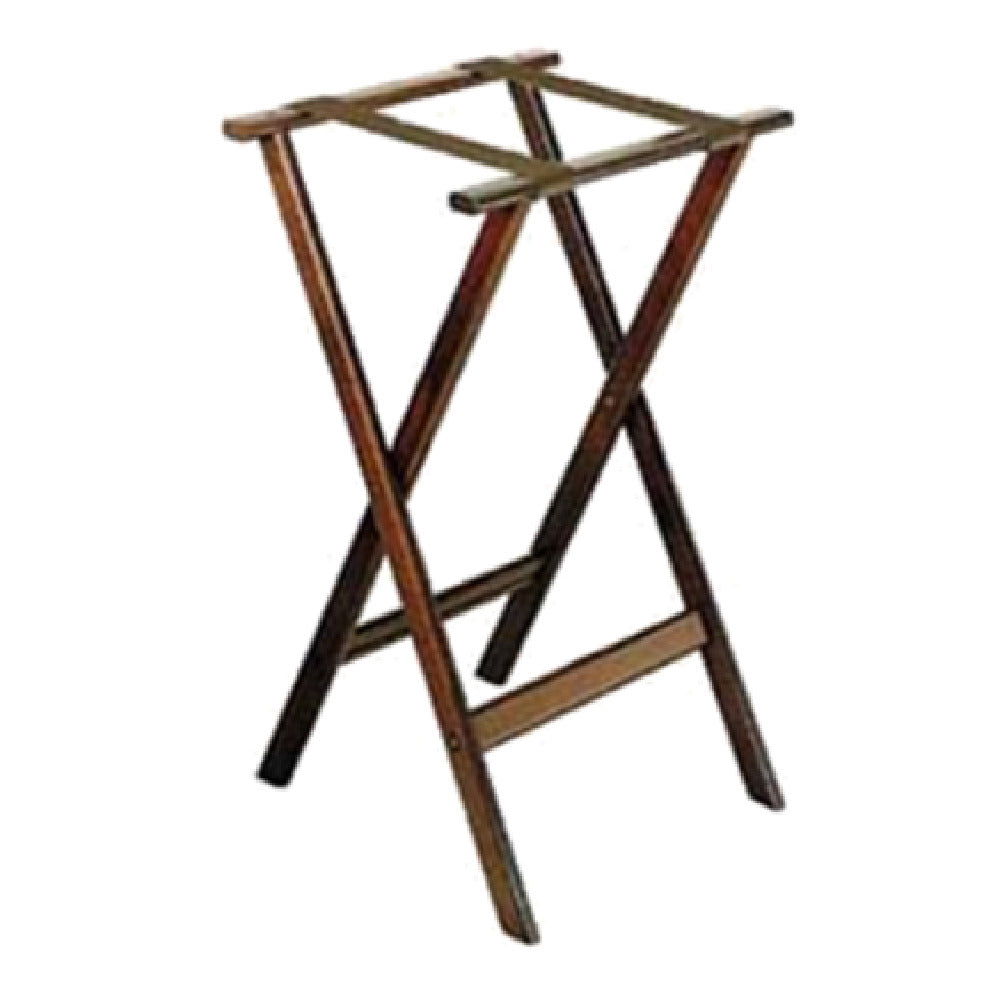 Central Specialties 1170NAT-1 Deluxe Tray Stand 18-1/2" X 17" Top X 30" High 2-1/4" Washable Brown Straps