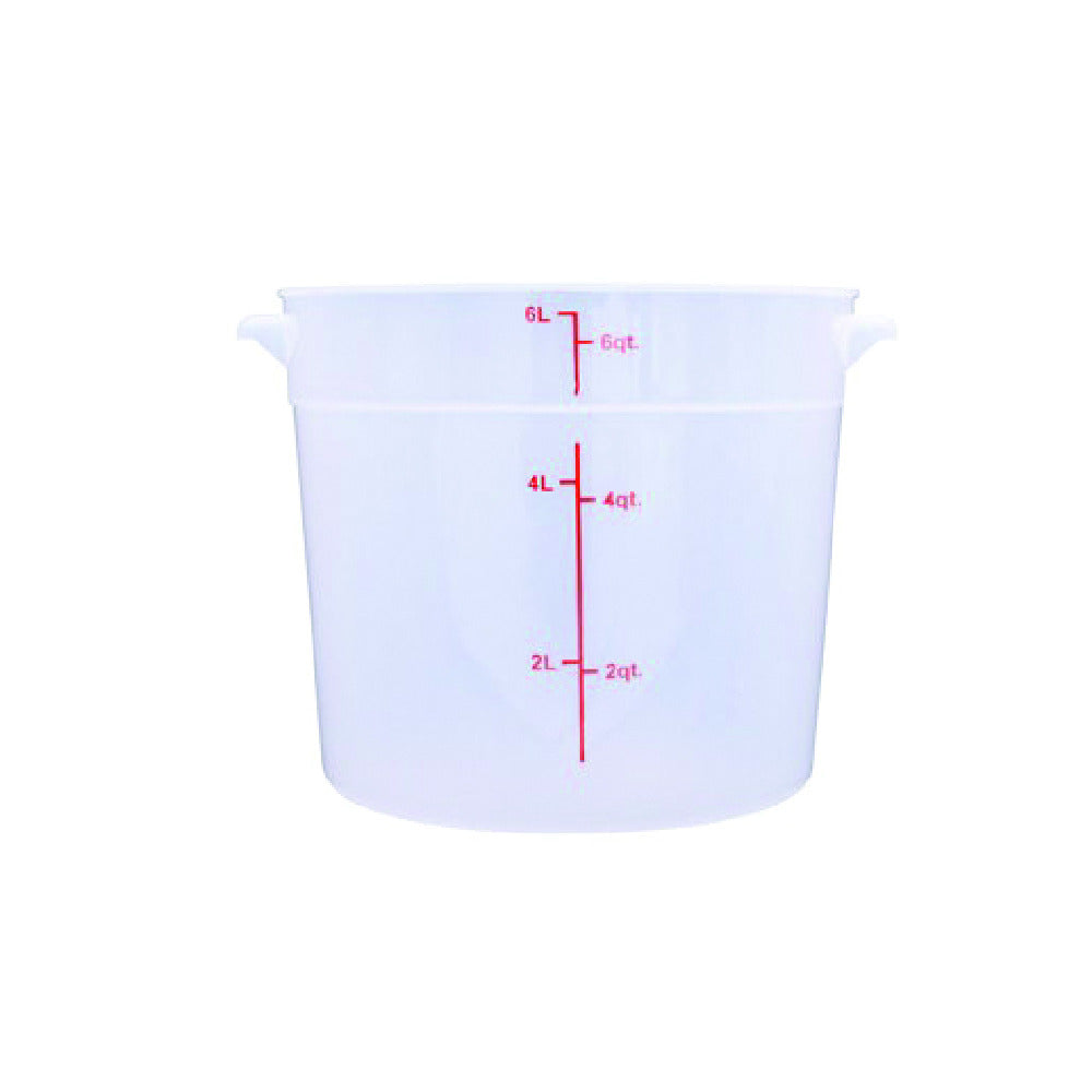 Hubert 78599 - CenPro® Food Storage Container, 8-3/4"W X 8-3/4"D X 7-3/4"H, Round