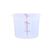 Hubert 78599 - CenPro® Food Storage Container, 8-3/4"W X 8-3/4"D X 7-3/4"H, Round