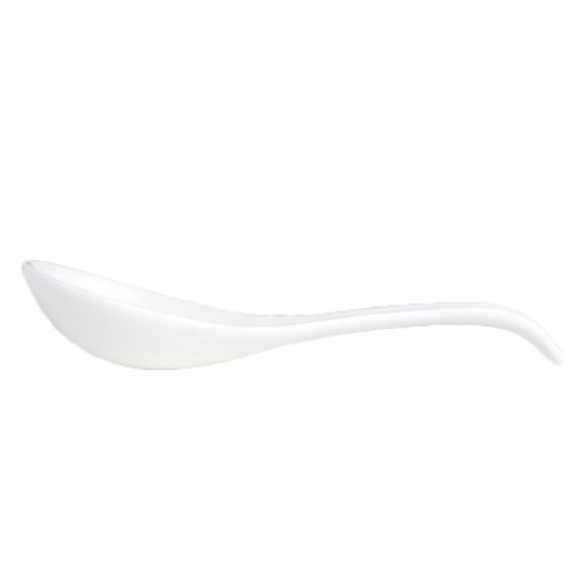 Steelite 6940E6011 Chinese Spoon 6-3/4" (17.14cm) Curved Microwave/dishwasher Safe