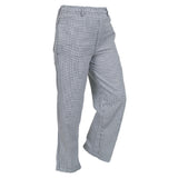 Mercer Culinary M61050HTXS Genesis Unisex Chef Pants Elastic Waist Belt Loops