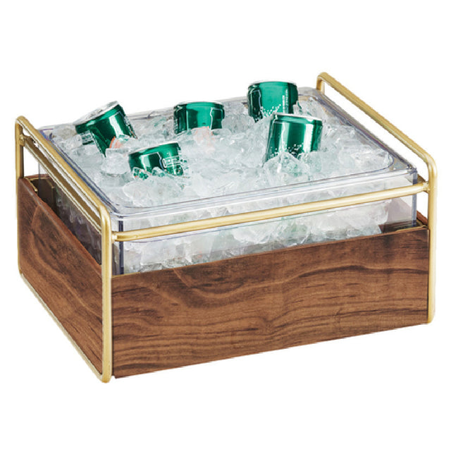 Cal Mil 3702-10-46 Mid-Century Ice Housing 11-1/4"W X 13-3/4"D X 7-1/4"H Rectangular