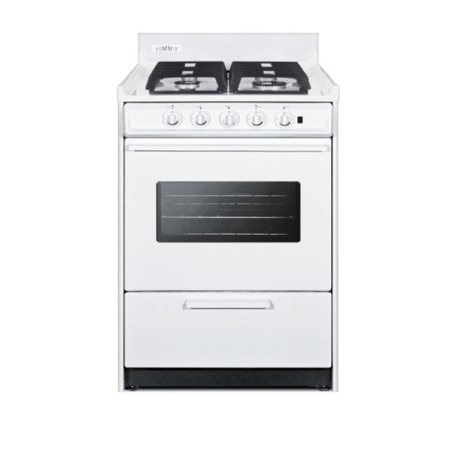 Summit WTM6107ISW - Gas Range, 20" W X 24"D, 2.92 Cu.ft. Oven Capacity