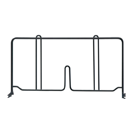 Quantum DIV14BK Wire Shelf Divider 14"D X 8"H Black Epoxy Antimicrobial Finish