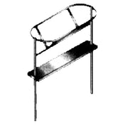 SPG PRS-1296 - Universal Stainless Optional Shelf For Pot Rack, 96"W X 12"D, 16/300 Series Stainless Steel