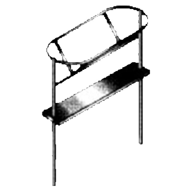 SPG PRS-1272 - Universal Stainless Optional Shelf For Pot Rack, 72"W X 12"D, 16/300 Series Stainless Steel