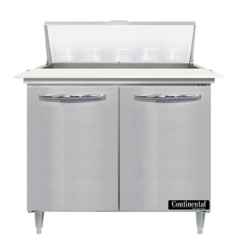 Continental Refrigerator D36N10C Designer Line Sandwich Unit 36"W Two-section