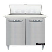 Continental Refrigerator D36N10C Designer Line Sandwich Unit 36"W Two-section