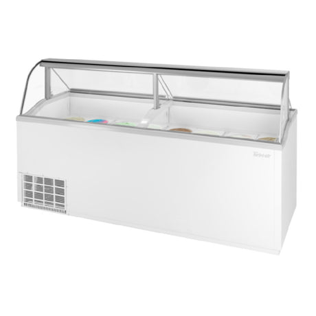 Turbo Air TIDC-91W-N Ice Cream Dipping Cabinet 89"W X 26-1/8"D X 50-7/8"H (16) 3 Gallon Tub Capacity