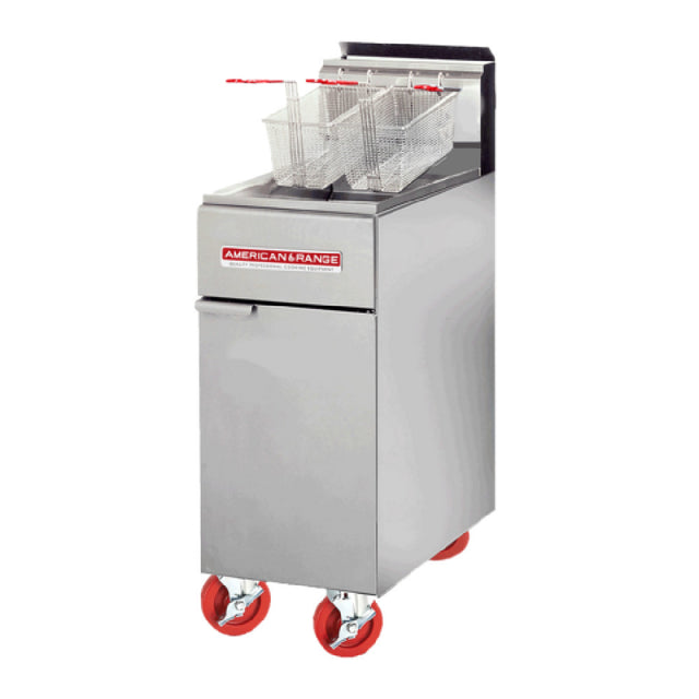American Range AF-35/50_LP - Gas Tube Fryer, Floor Model, 50 Lb. Capacity Fryer
