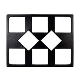 GET Enterprises T0B9G Bugambilia® Double Tile 21-11/16" X 26-1/2" Cast Aluminum With Resin Coating