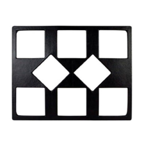 GET Enterprises T0B9G Bugambilia® Double Tile 21-11/16" X 26-1/2" Cast Aluminum With Resin Coating