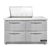 Continental Refrigerator D48N12M-FB-D Designer Line Mighty Top Sandwich Unit Front Breather