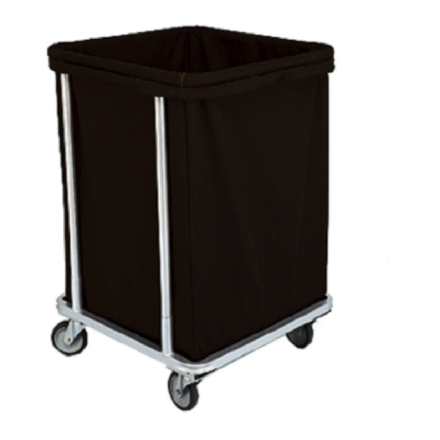 Forbes Industries 1106 Laundry Cart 6 Bushel Capacity Heavy Duty Black Cloth Bag