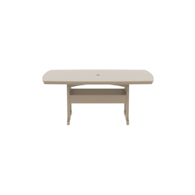Plantation Prestige Commercial Furniture 3214472-01 UPGRD Durawood Dining Table 44" X 72" Rectangular