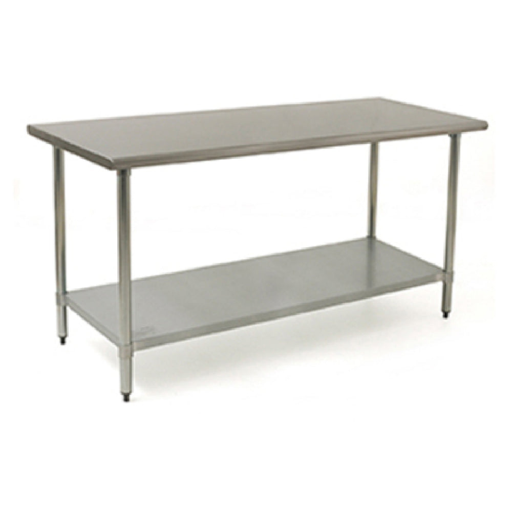 Eagle BPT-2496SEB BlendPort® Deluxe Series Work Table 96"W X 24"D 16/300 Stainless Steel Top