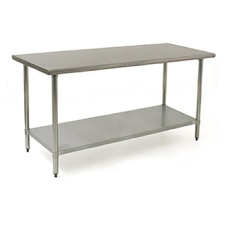 Eagle BPT-3096SEB BlendPort® Deluxe Series Work Table 96"W X 30"D 16/300 Stainless Steel Top