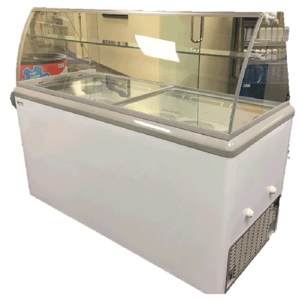 Excellence HBD-10HC Ice Cream Dipping Cabinet 59-1/2"W 16.5 Cu. Ft. Capacity