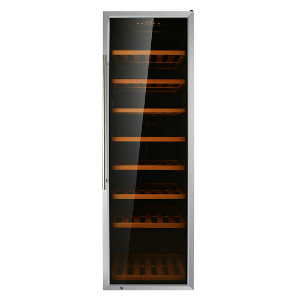 Omcan 45259 (WC-CN-0192-S) Wine Cooler (192) Bottle Capacity Single Zone