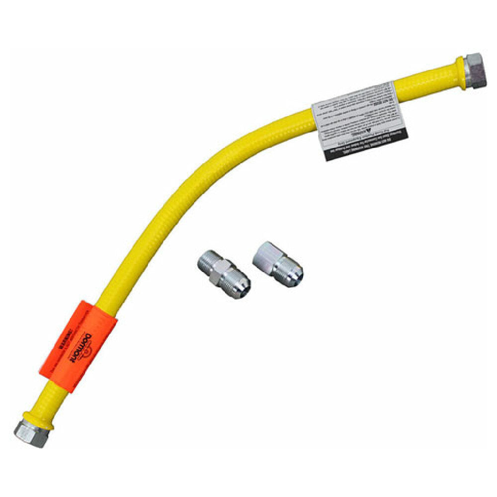 Dormont 1675NPFS24 Coated Gas Connector 3/4" Mpt X 24"