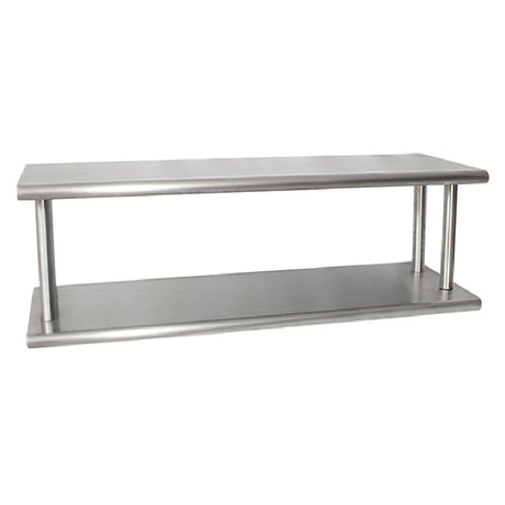 BK Resources PTS-1824-2 Double Tier Pass Through Shelf 24"W X 18"D 5" Maximum Wall Thickness