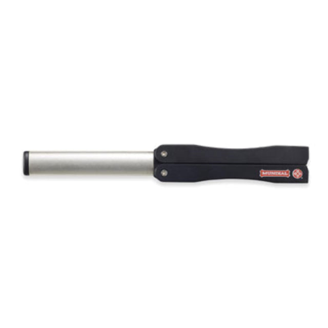 Mundial 3311-4 - Diamond Compact Folding Sharpener, For Knives And Scissors, Black Handle