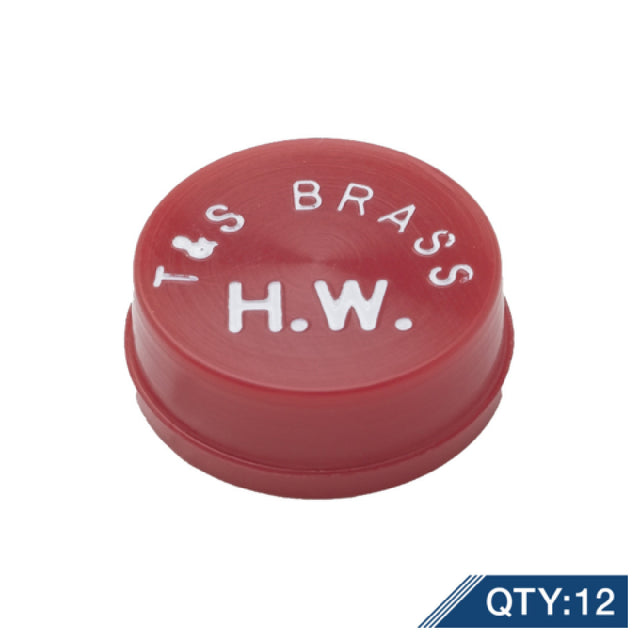 T&S Brass 001194-45M Hot Water Index Button (12 Each Per Case)