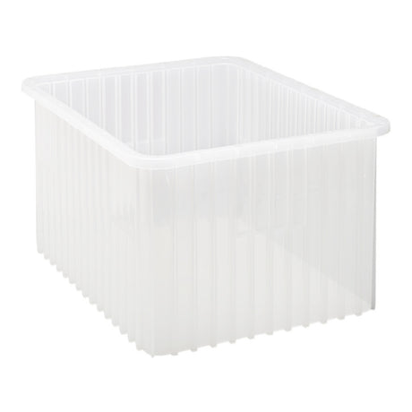 Quantum DG93120CLCS - Dividable Grid Container, 22-1/2"L X 17-1/2"W X 12"H, Clear