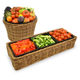 Bauscher Hepp W430 - Wicker Basket, 21-3/4" X 7-1/2" X 4-1/4"H, Rectangular