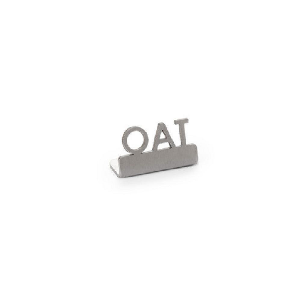 American Metalcraft MSSO1 - Sign, 0.6"W X 1.25"D X 0.7"H, Stainless Steel
