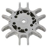 Tuuci K100501-6-SIL-1M Top Hub Silver Polymer 6 Positions Manual Lift