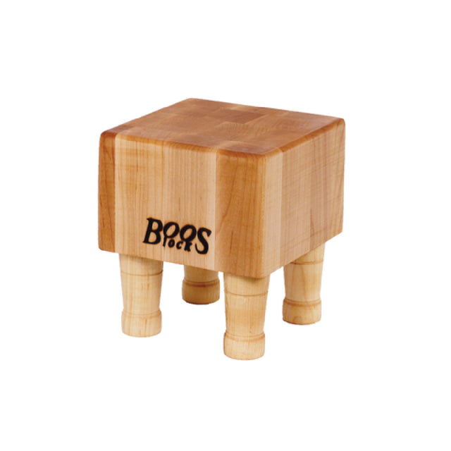 John Boos MCB1 Gift Collection Mini-Block 6"W X 6"D X 4" Thick End Grain Construction