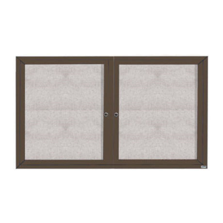 Aarco ODCC3660RBA Bulletin Board 60"W X 36"H Enclosed