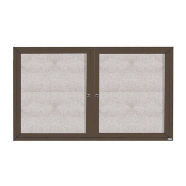 Aarco ODCC3660RBA Bulletin Board 60"W X 36"H Enclosed