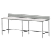SPG 7MCT-B30 - Universal Stainless Work Table, 84"W X 30"D, 5/8" Poly Top