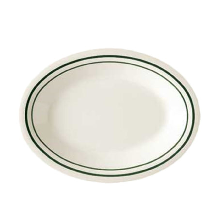 GET Enterprises OP-220-EM Emerald™ Platter 12" X 9" X 1"H Oval