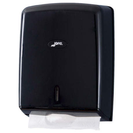 San Jamar T1600BK Jofel Valor Towel Dispenser 10.83"W X 5.12"D X 14.37"H Interfold