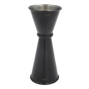 Spill-Stop 818-18 - Japan Style Jigger, 1 X 1-1/2 Oz, PVD Black Coating Over Stainless Steel