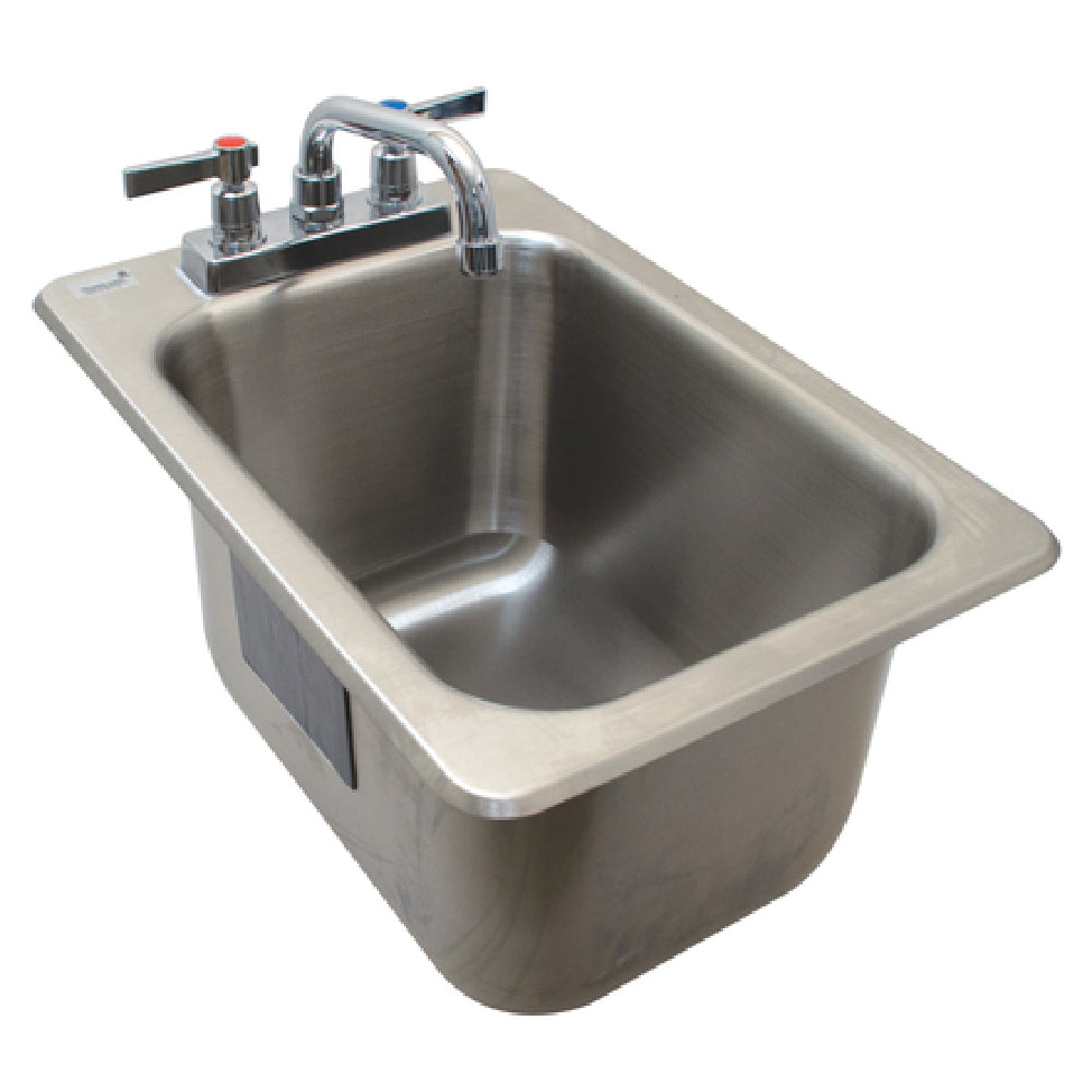 Advance Tabco DBS-1 Bar Sink Drop-in 13”W X 19”D (overall)