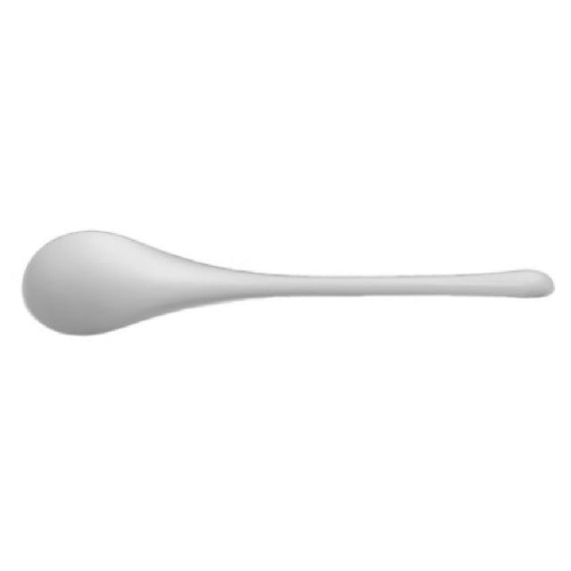 JB Prince RB393 Eco Spoon 6.96"W X 1.65"D X .47"H White