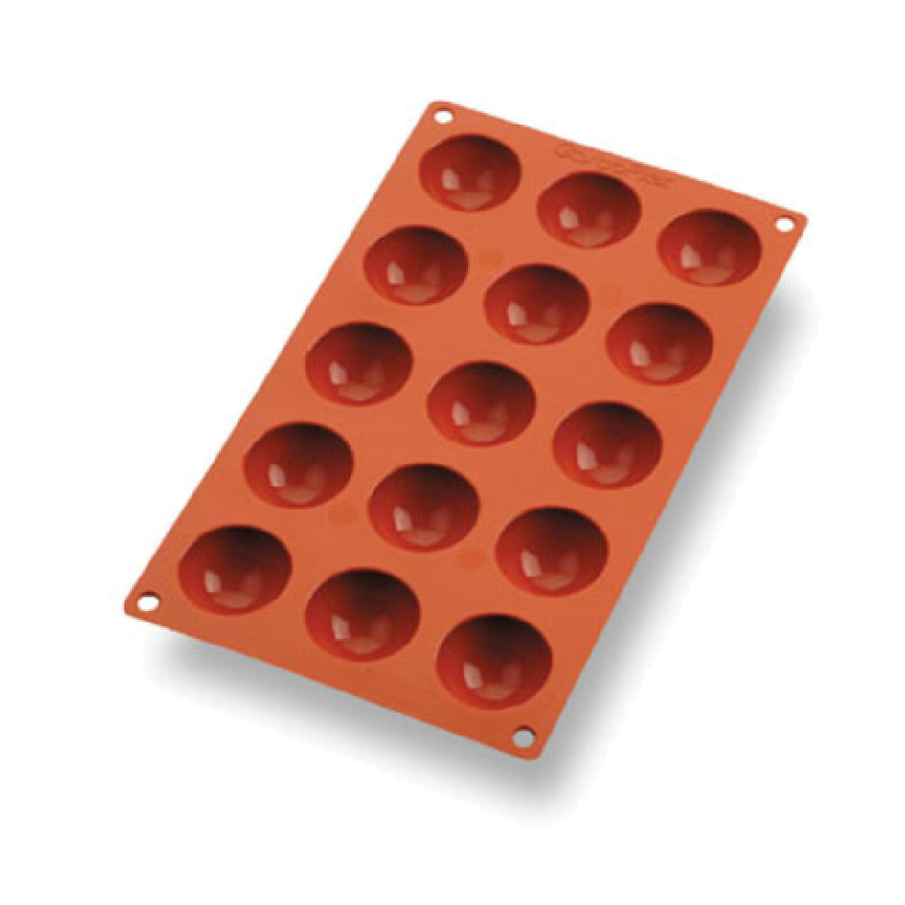 Matfer 257901 Gastroflex® Mini Half Sphere Mold 15 Per Sheet 1-3/4" Dia. X 3/4"H Half-spheres